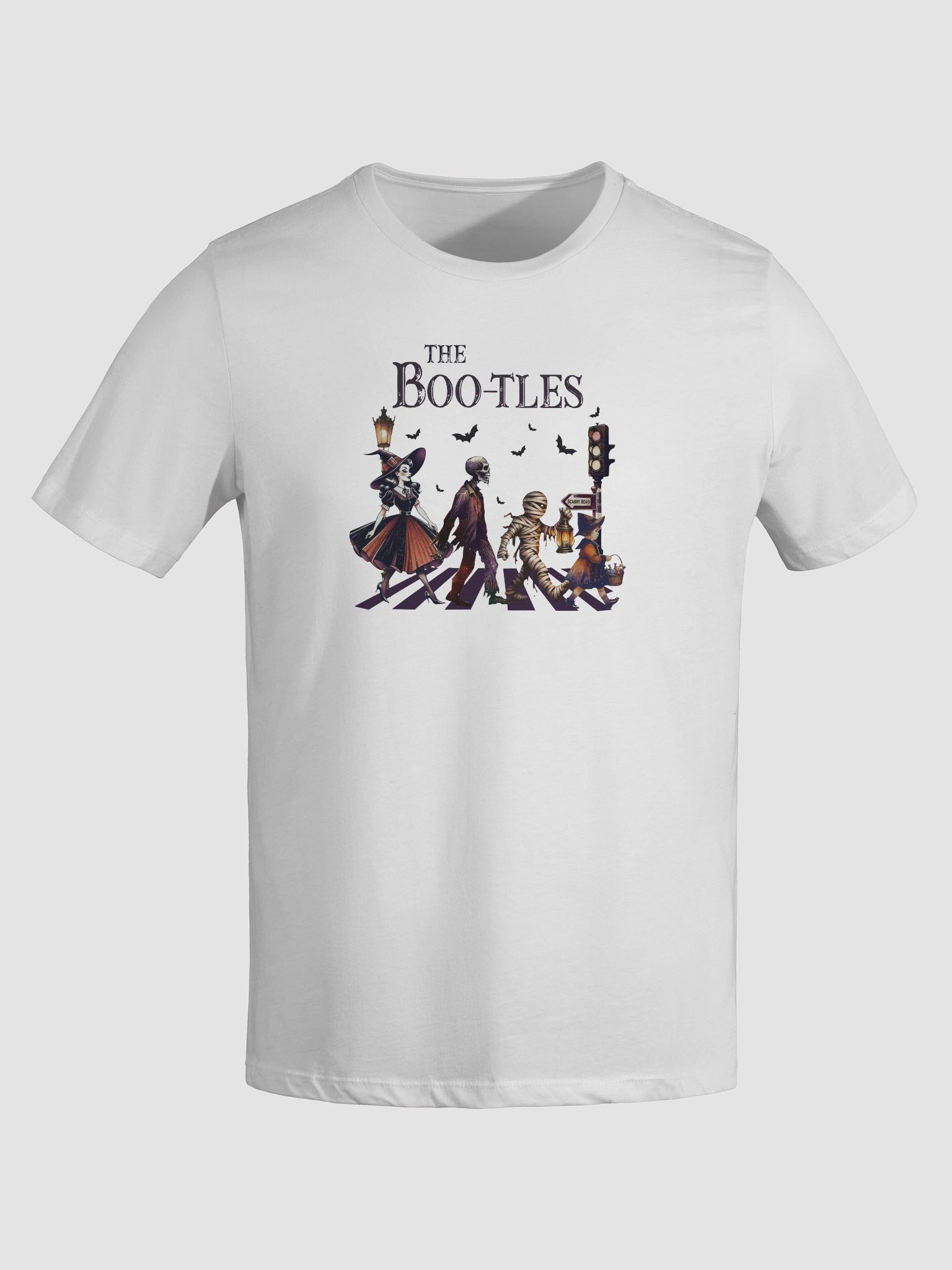 The Boo-tles Retro Halloween Parody Women's Tee product image (43)
