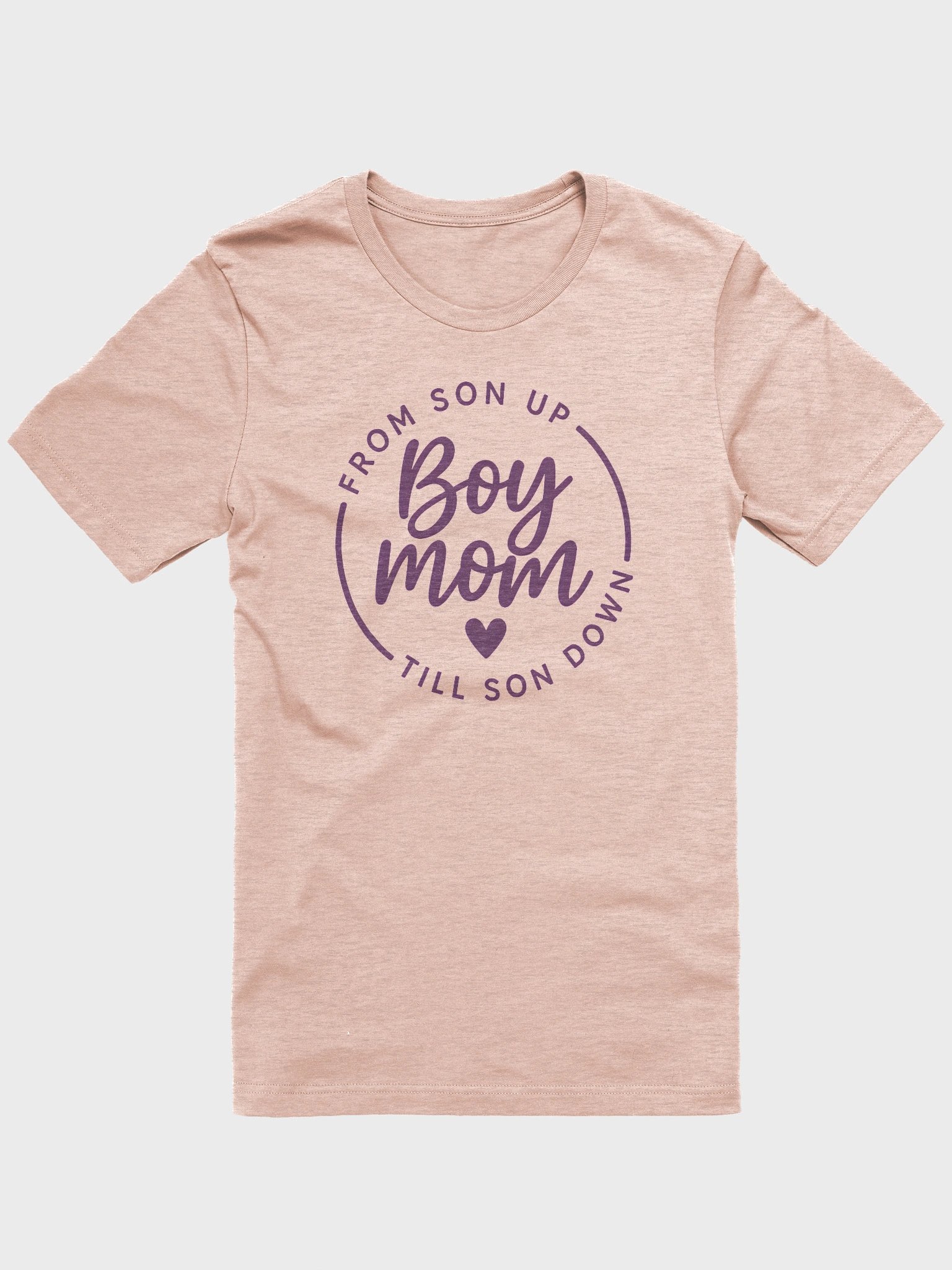 Boy Mom From Son Up Till Son Down T-Shirt | Funny Boy Mom Life Tee | Gift for Moms of product image (1)
