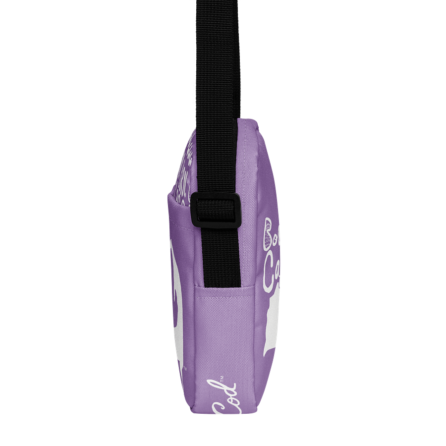 BOURNE to Cape Cod™ | Crossbody Bag | BRN.2C.C.™ | Utility On-the-Go | Coastal Cool Meets Everyday Carry | White Logos on East Side Lavender🌊🎒 product image (2)