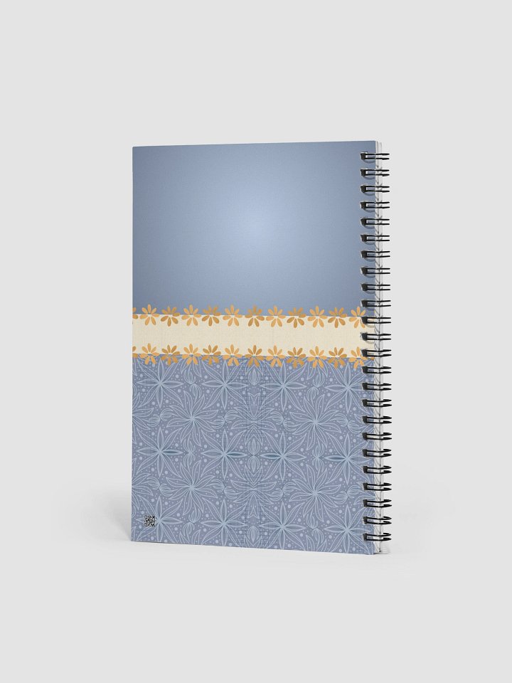 Blue Boho Style Bullet Journal – Spiral Notebook with Dotted Pages & Creative Planner product image (2)
