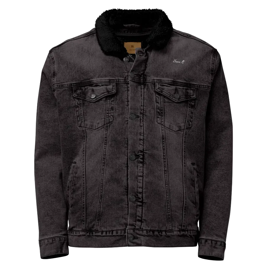 Gene C. Signature Unisex Sherpa Denim Jacket product image (1)