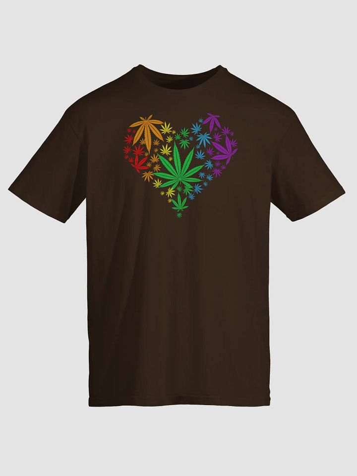 Rainbow Leaves Heart Unisex T-Shirt product image (12)