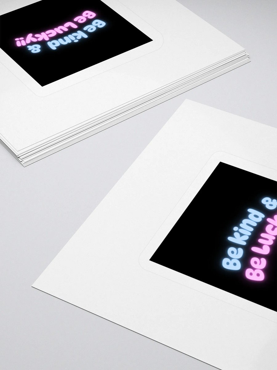 Be Kind & Be Lucky Sticker product image (16)