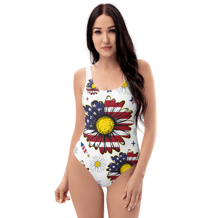 Patriotic Cheeky All-Over Swimsuit product image (1)