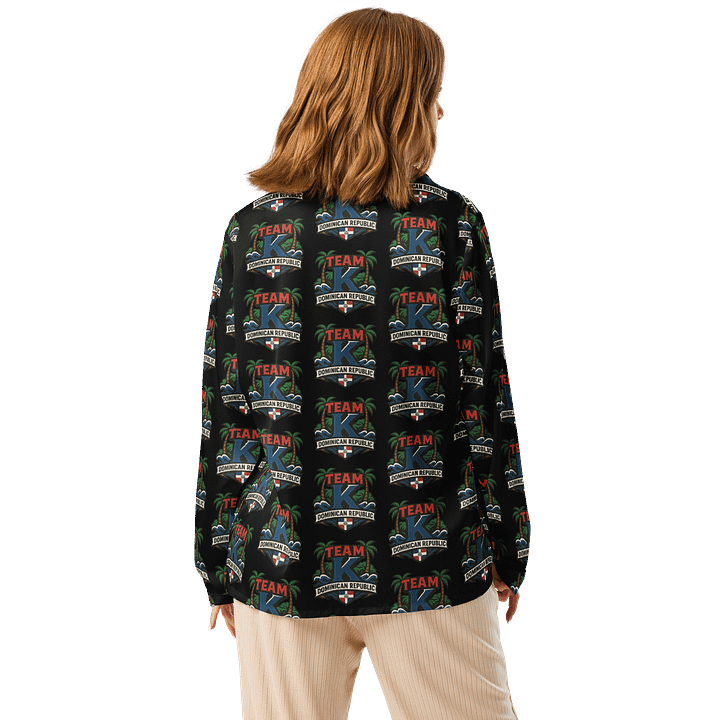 TEAM K Dominican Republic Women's Long Sleeve Pajama Top product image (2)