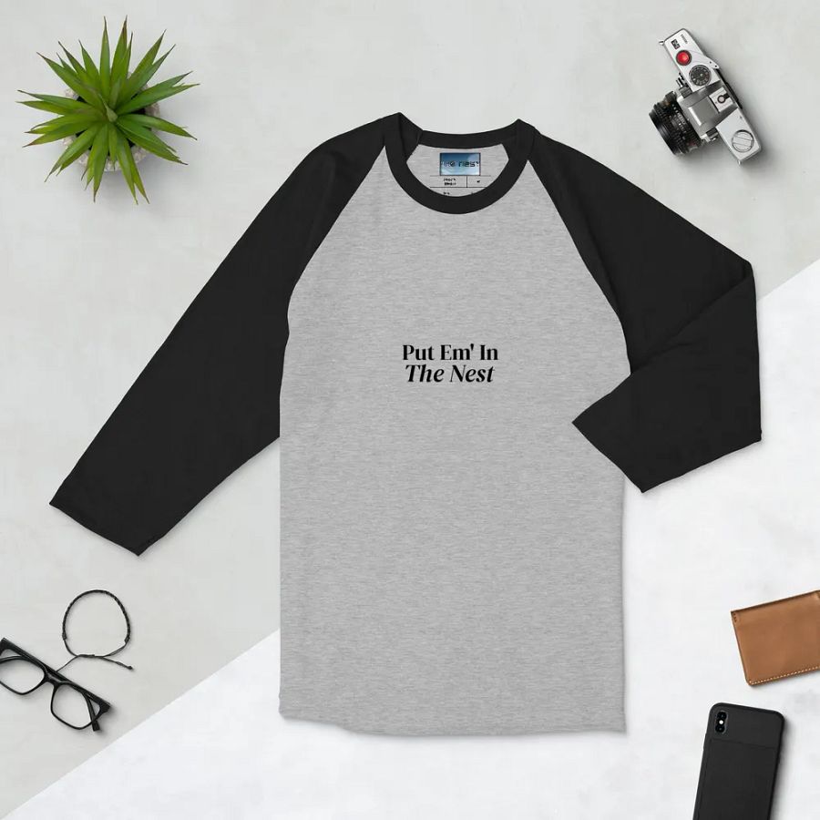 Put Em' In The Nest ¾ Sleeve Tee product image (5)