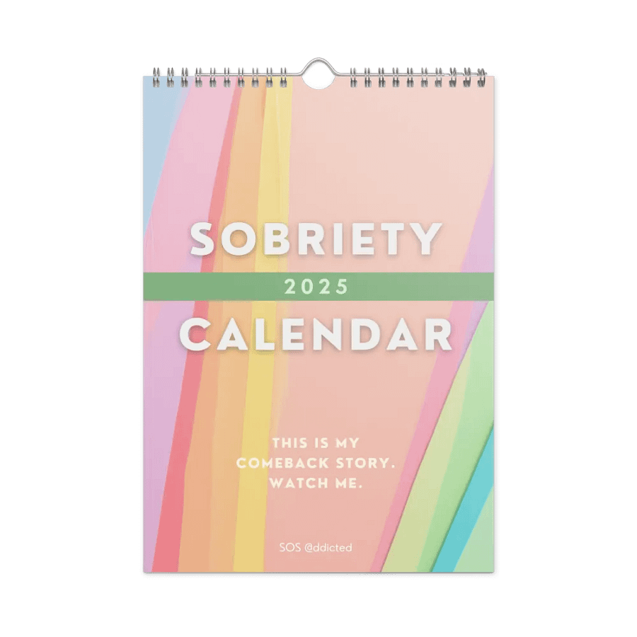 2025 Sobriety Calendar With AA Quotes product image (3)