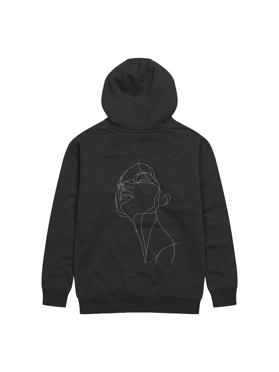Line Art Sensual Woman Portrait Unisex Hoodie product image (2)
