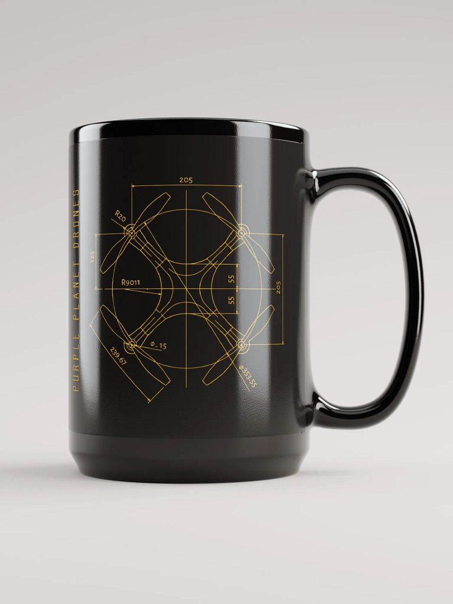 Drone Technical Drawing Mug product image (1)