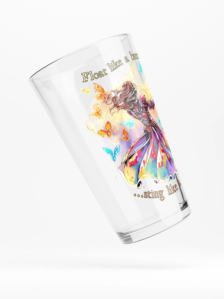 Float Like a Butterfly Pint Glass product image (4)