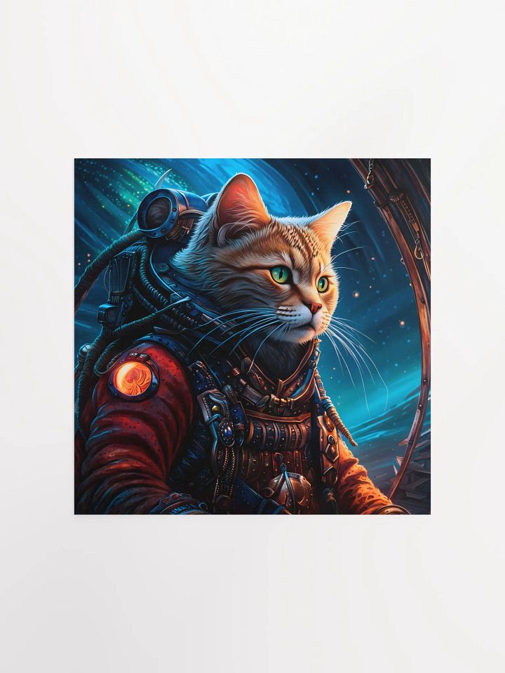 Space Cat Poster product image (1)