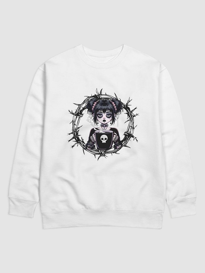 Bitter But Sweet Goth Coffee Girl Sweatshirt product image (1)