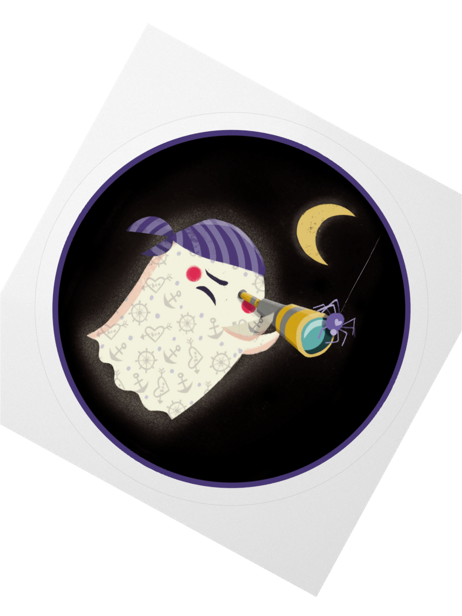Little Ghost Pirate - Vinyl Sticker product image (3)