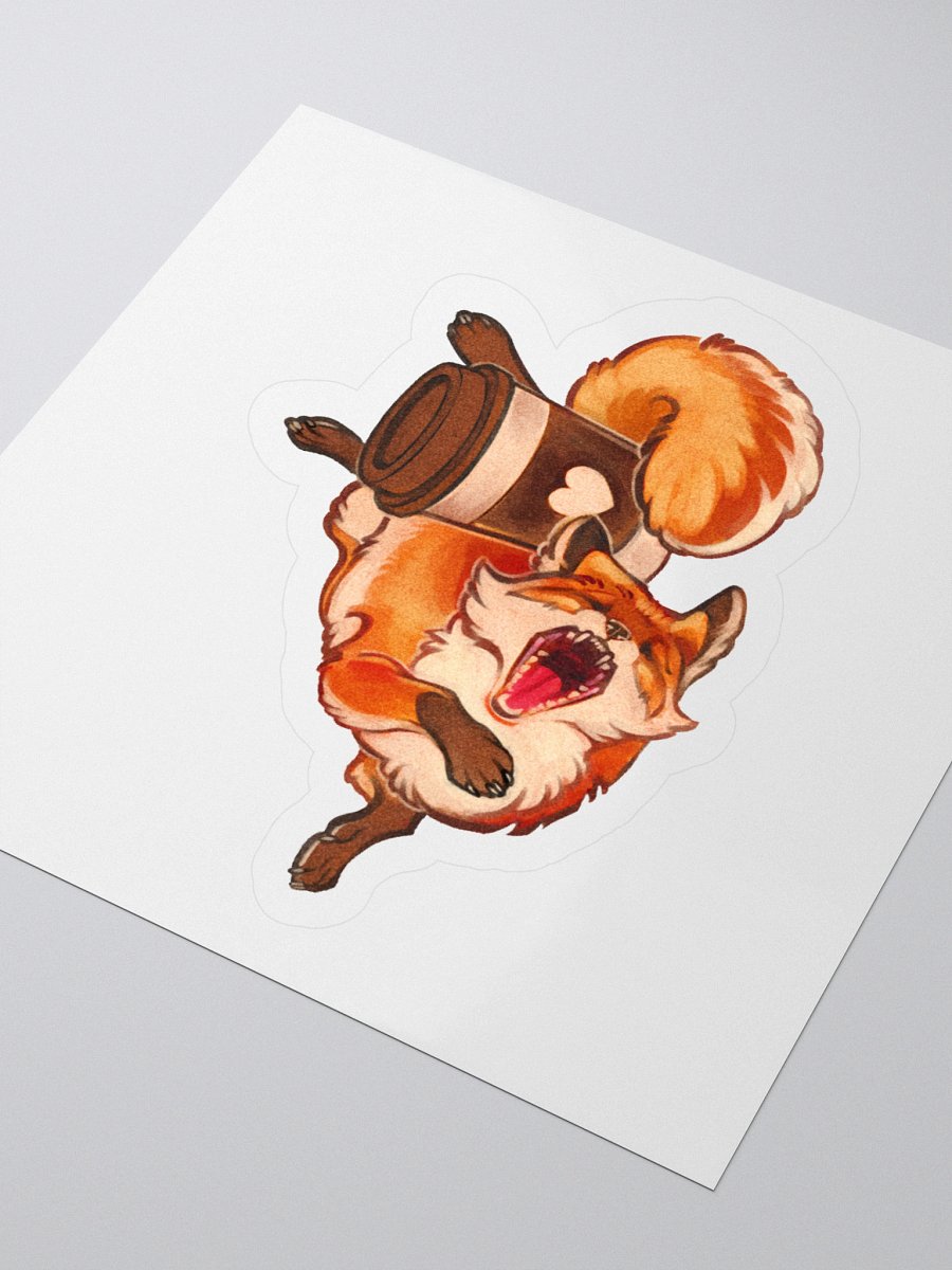 A yawn | Kiss-cut sticker product image (3)