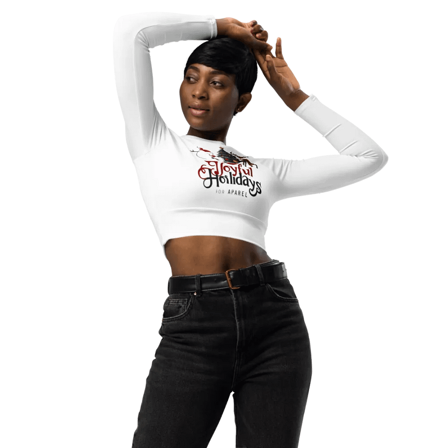 Joyful Holidays Recycled Crop Top product image (3)