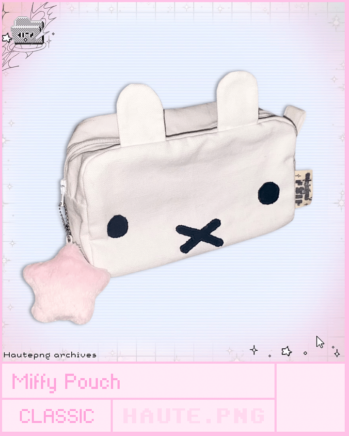 miffy zip pouch 𓈒⟡₊⋆ {preorder} product image (1)