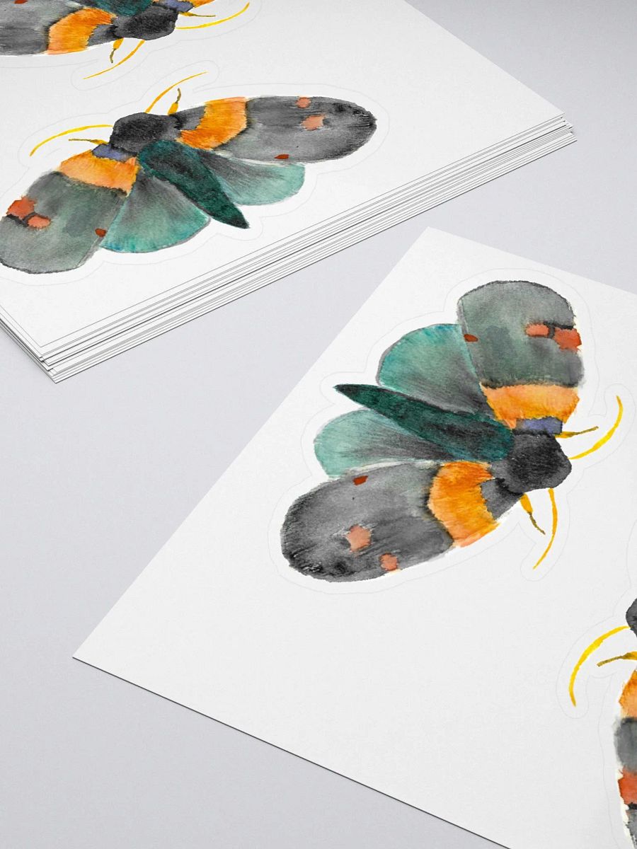 African Peach Moth Sticker (x2) product image (4)