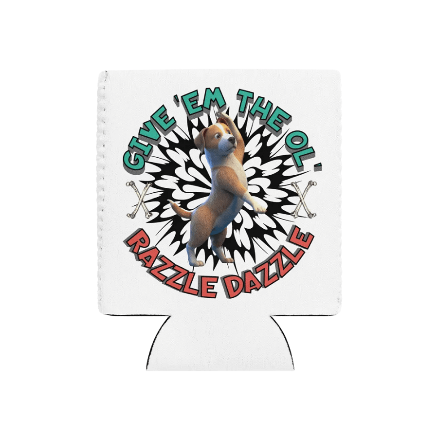 Razzle Dazzle Dog Canine Can Cooler product image (1)