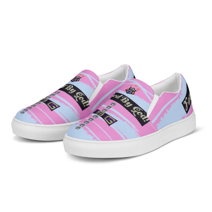 BBG Pink and Light Blue Women's Slip On product image (1)