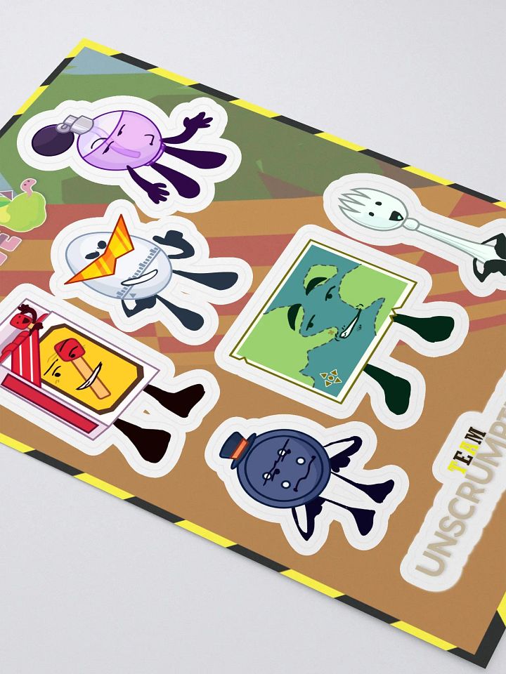 Team Unscrumptious Stickers product image (2)