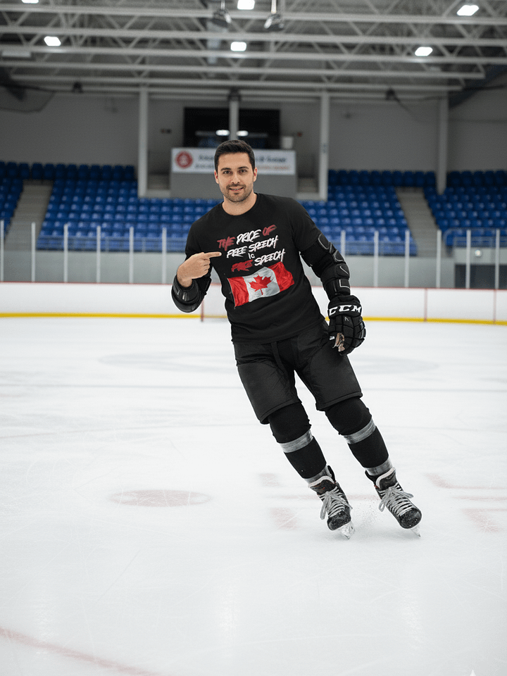 Canadian Free Speech Flag Tee product image (1)