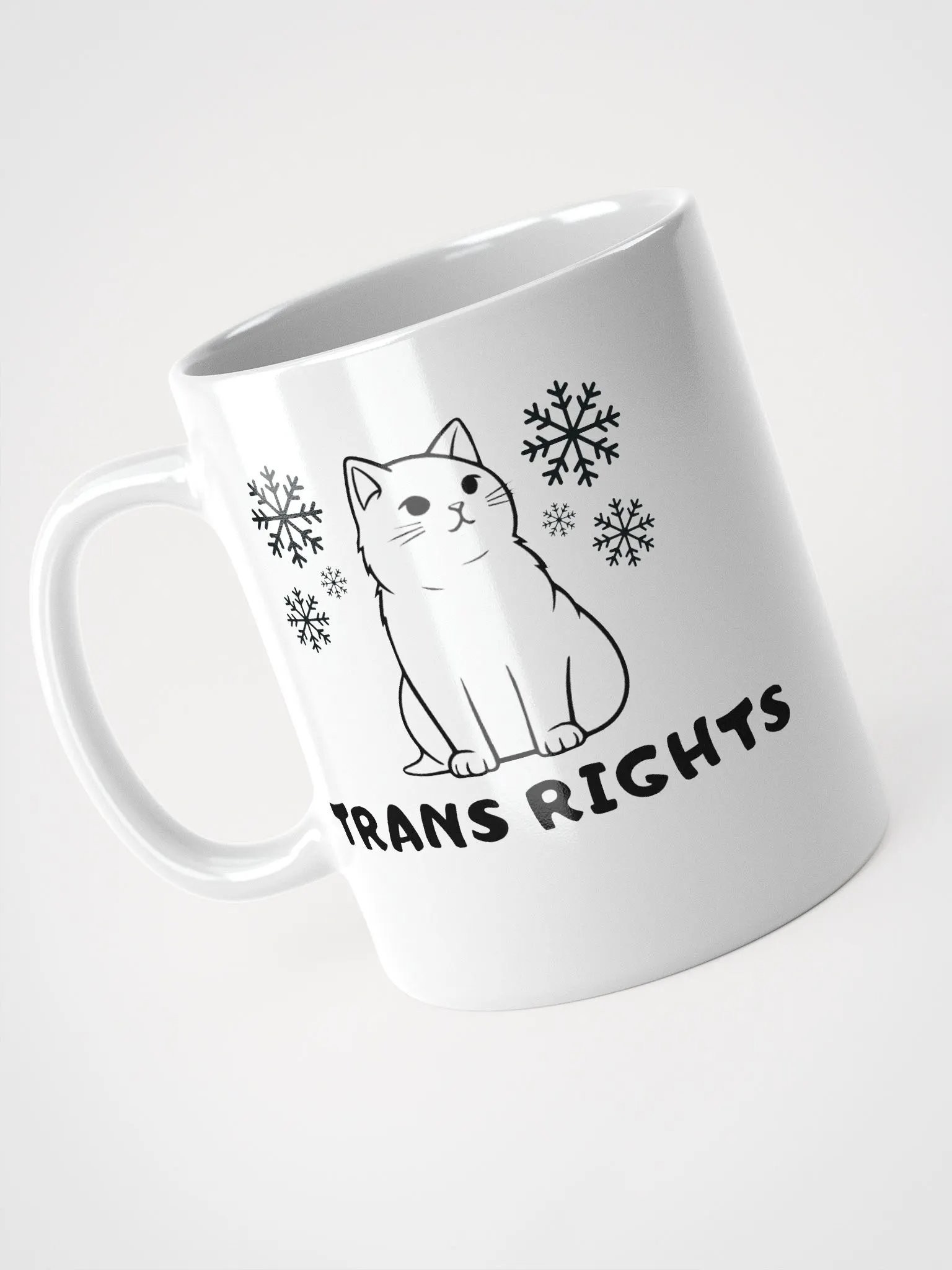 Trans Rights Cat Mug product image (8)
