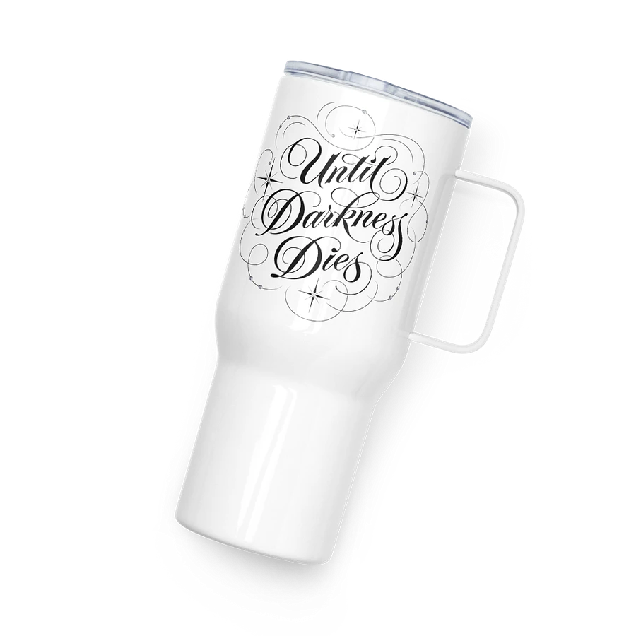 Until Darkness Dies (swirls design) Travel Mug product image (5)