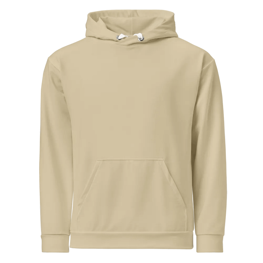 Plain Light Yellow Light Summer Unisex Recycled Polyester Heavyweight Premium Hoodie by Treasure Pie product image (11)