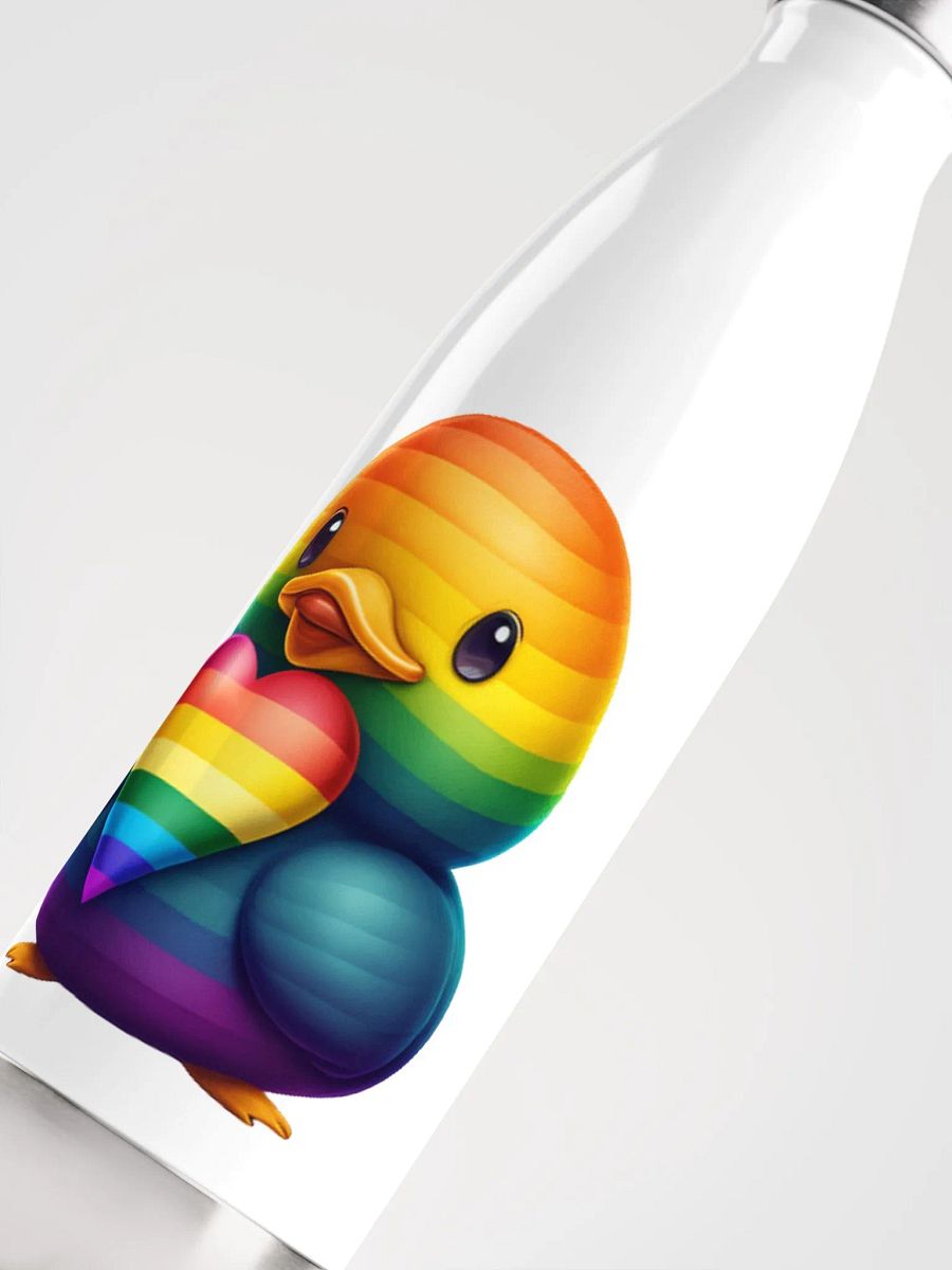 Pride Duck Love Water Bottle (Stainless Steel) product image (5)