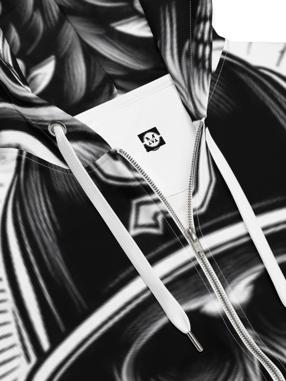 Savage Skull Zip Hoodie product image (5)