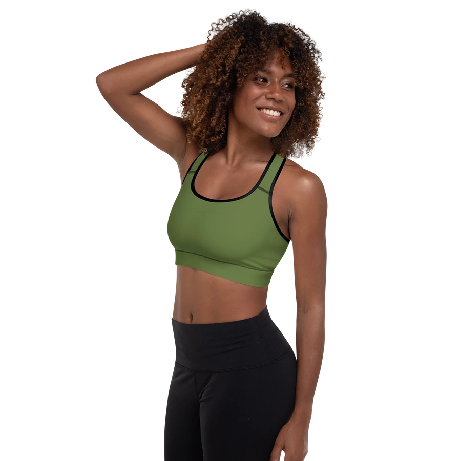 Elevate Your Workout with the Green Padded Sports Bra product image (6)