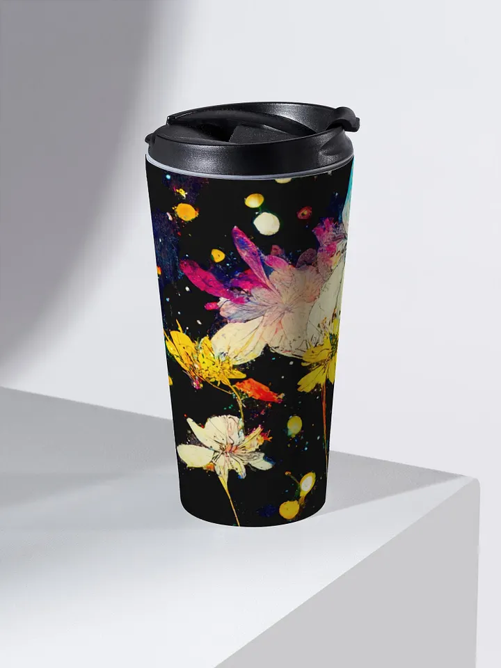 Whimsical Floral Fantasy Stainless Steel Travel Mug product image (2)