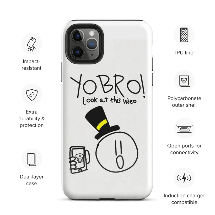 “YO BRO LOOK AT THIS VIDEO” IPhone case product image (3)