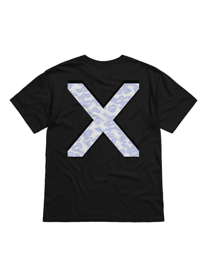 White X Light Blue Lipstick Kisses | Shirt product image (20)