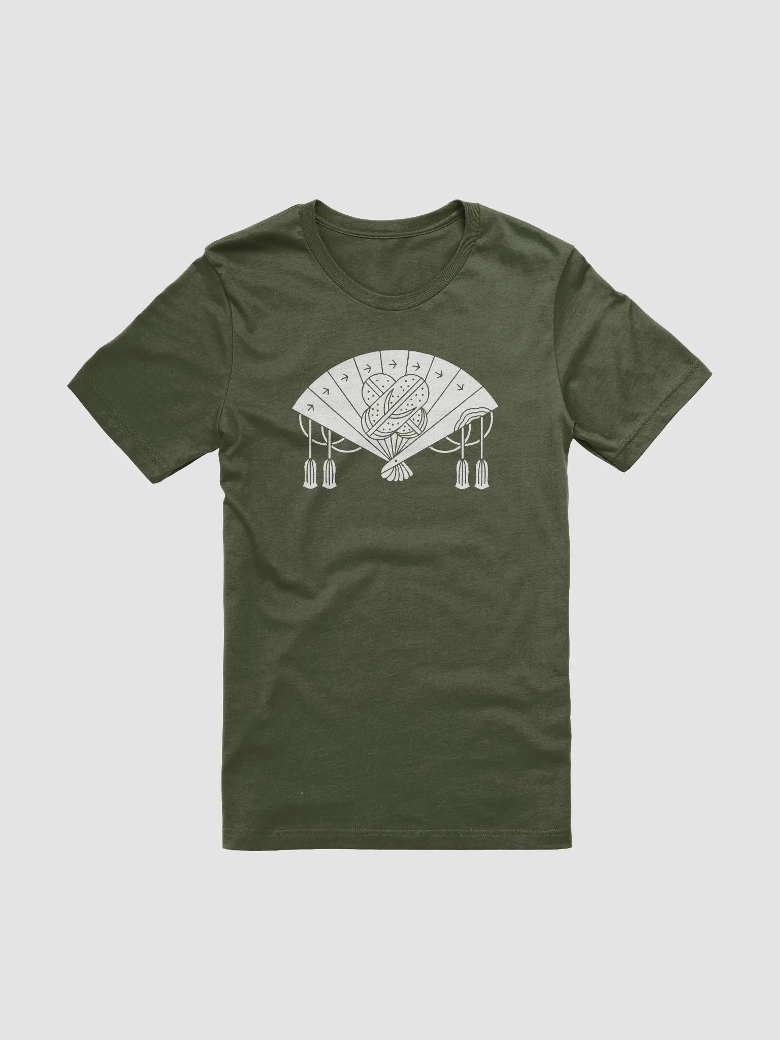 🏷️ Akita Clan Crest T-Shirt – The Fan of Fealty and Authority product image (6)