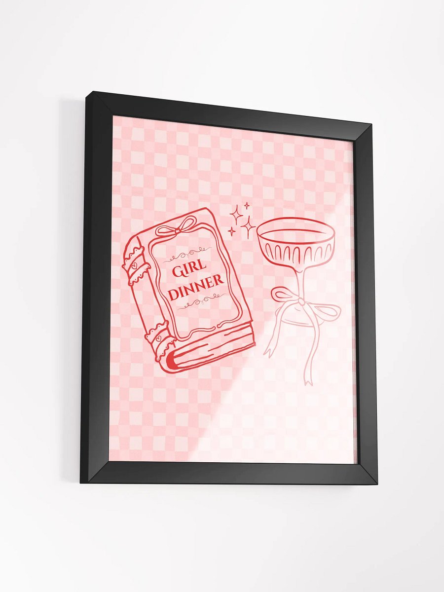 Girl Dinner Frames Poster product image (3)
