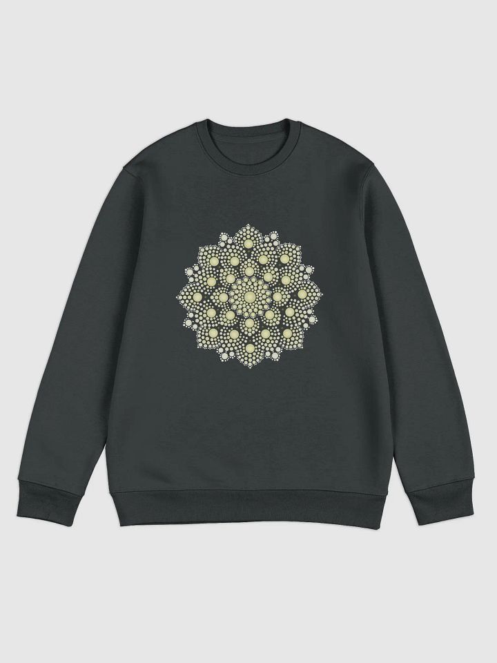 Yellow Dot Mandala Unisex Eco Sweatshirt product image (1)