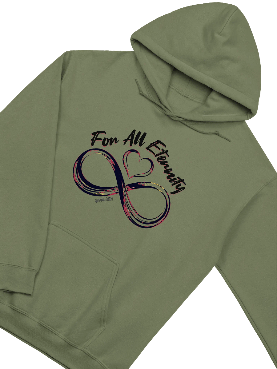 Eternal Love Infinity Hoodie, Romantic Heart Shirt, Forever Love Sweatshirt, Couples Heartfelt Gift, Gift For Him, Gift For Her, Valentine's Day Hoodie, Unique Design, Love Inspired Hoodie product image (3)