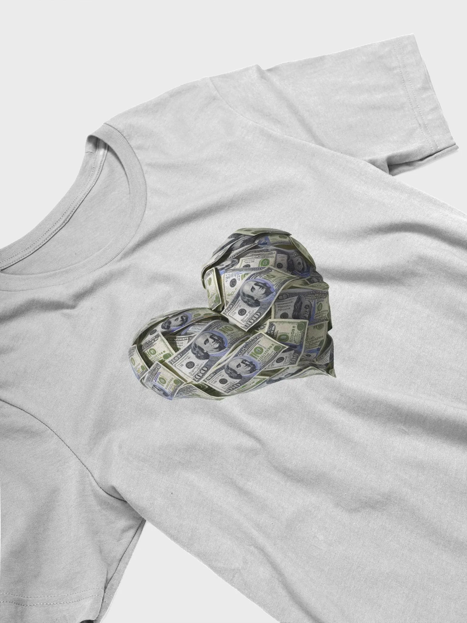 Heart made from $100 dollar bills product image (4)