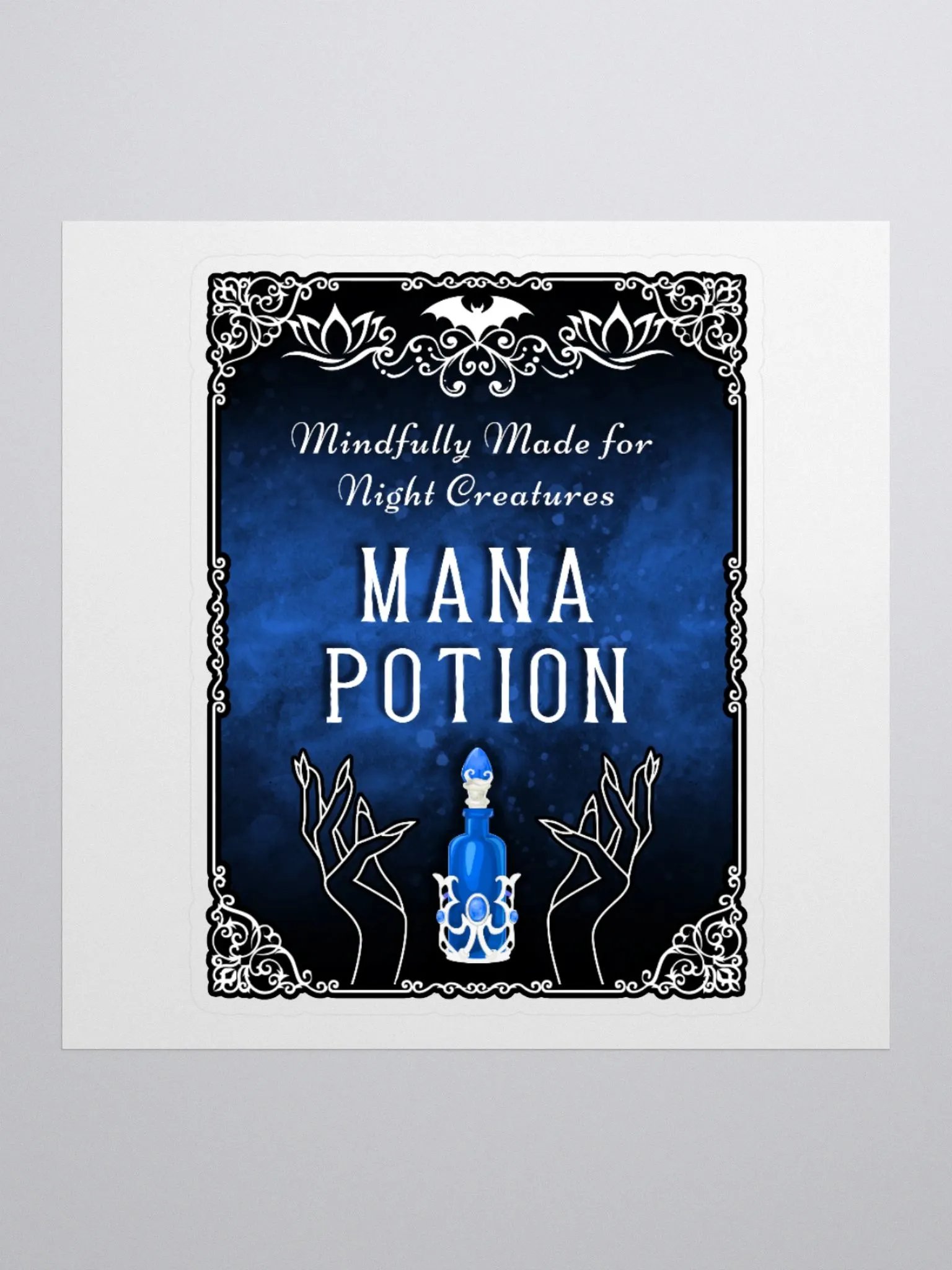 Mana Potion Sticker (Transparent) product image (1)