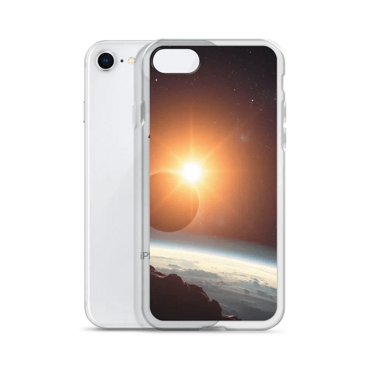 Cosmic Sun Glare Clear iPhone® Case product image (51)