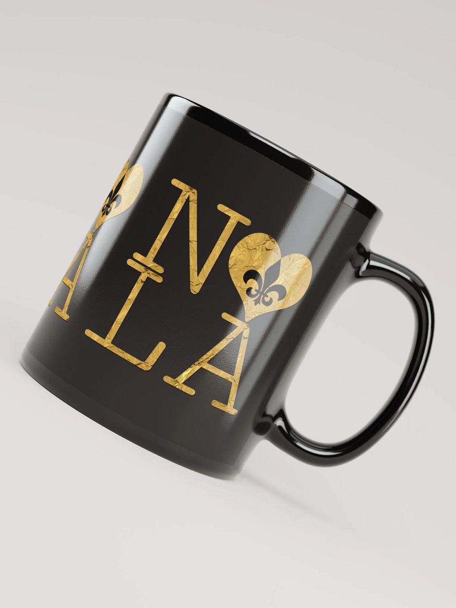 I LOVE NOLA **BIGSHOT MUG** (BLACK & GOLD EDITION FULL GOLD WRAP) product image (4)