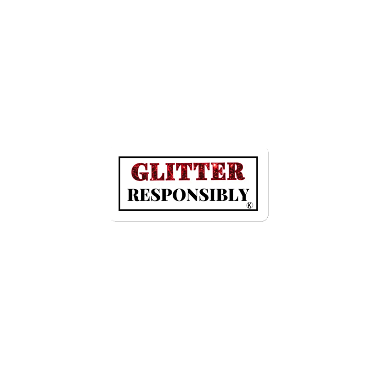 Glitter Responsibly Die-Cut Magnets product image (2)