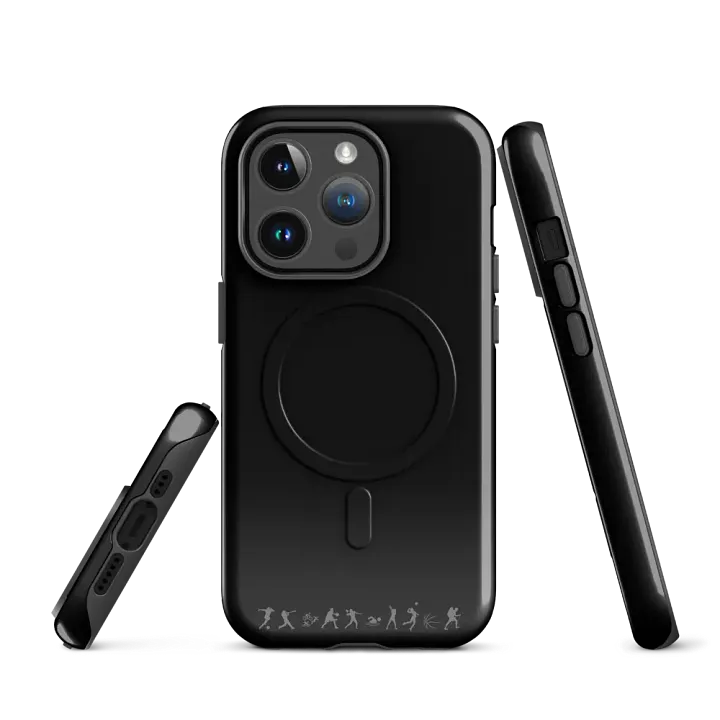 GUILLOVELO BLACK ICONS IPHONE CASE product image (2)