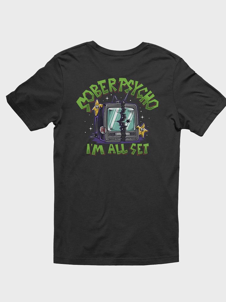 Unisex Sober Psycho Logo 2 Supersoft T-Shirt product image (2)