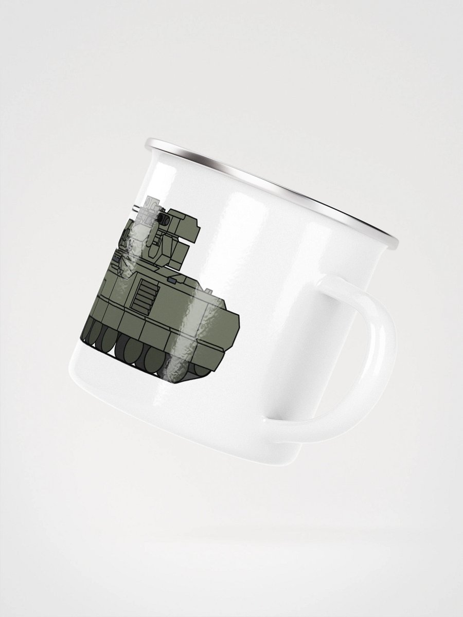 Bradley Fires TOW Around Enamel Mug product image (3)