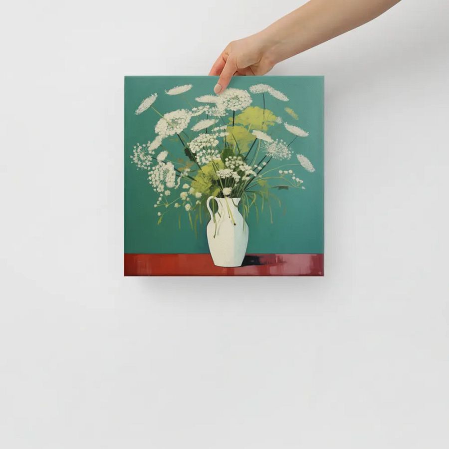 Art2401-58 Vase Flowers Still Life - Canvas Print - sm product image (10)