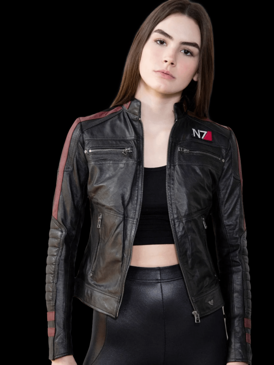 Ladies MASS EFFECT N7 Leather Jacket product image (3)