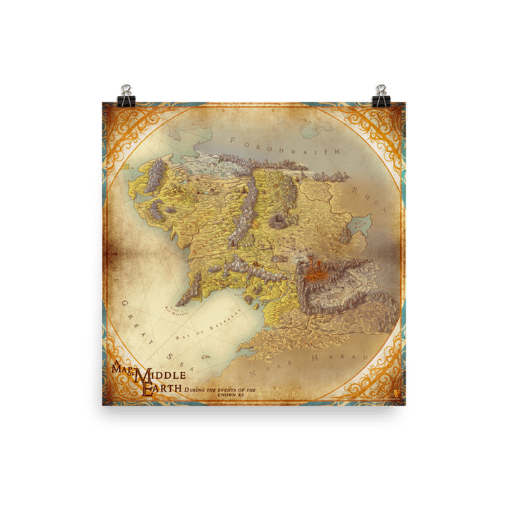 Map of Middle Earth (Third Age) product image (1)