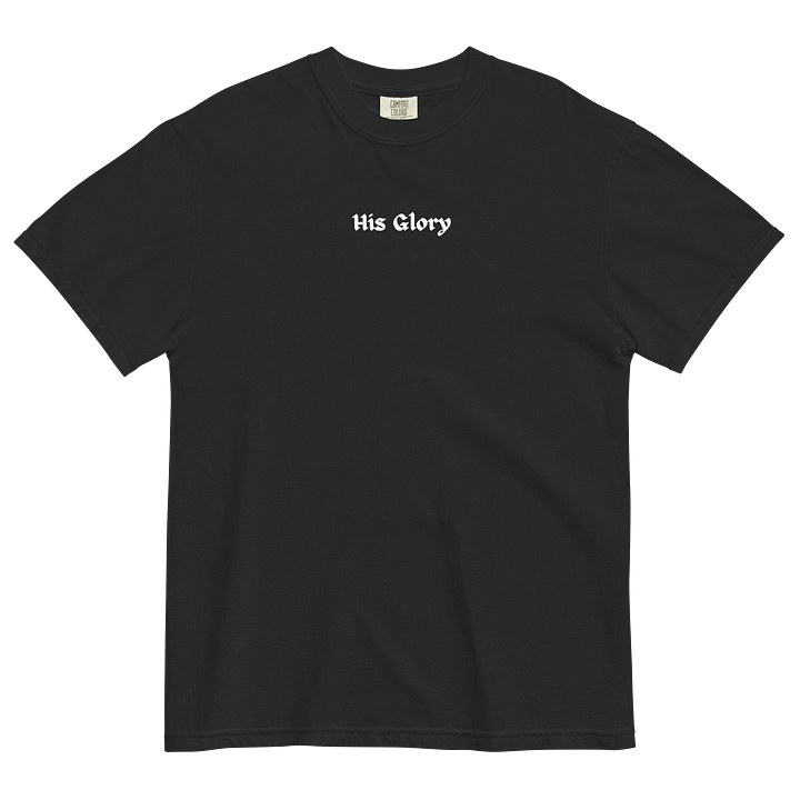HIS GLORY TEE - BLACK product image (1)